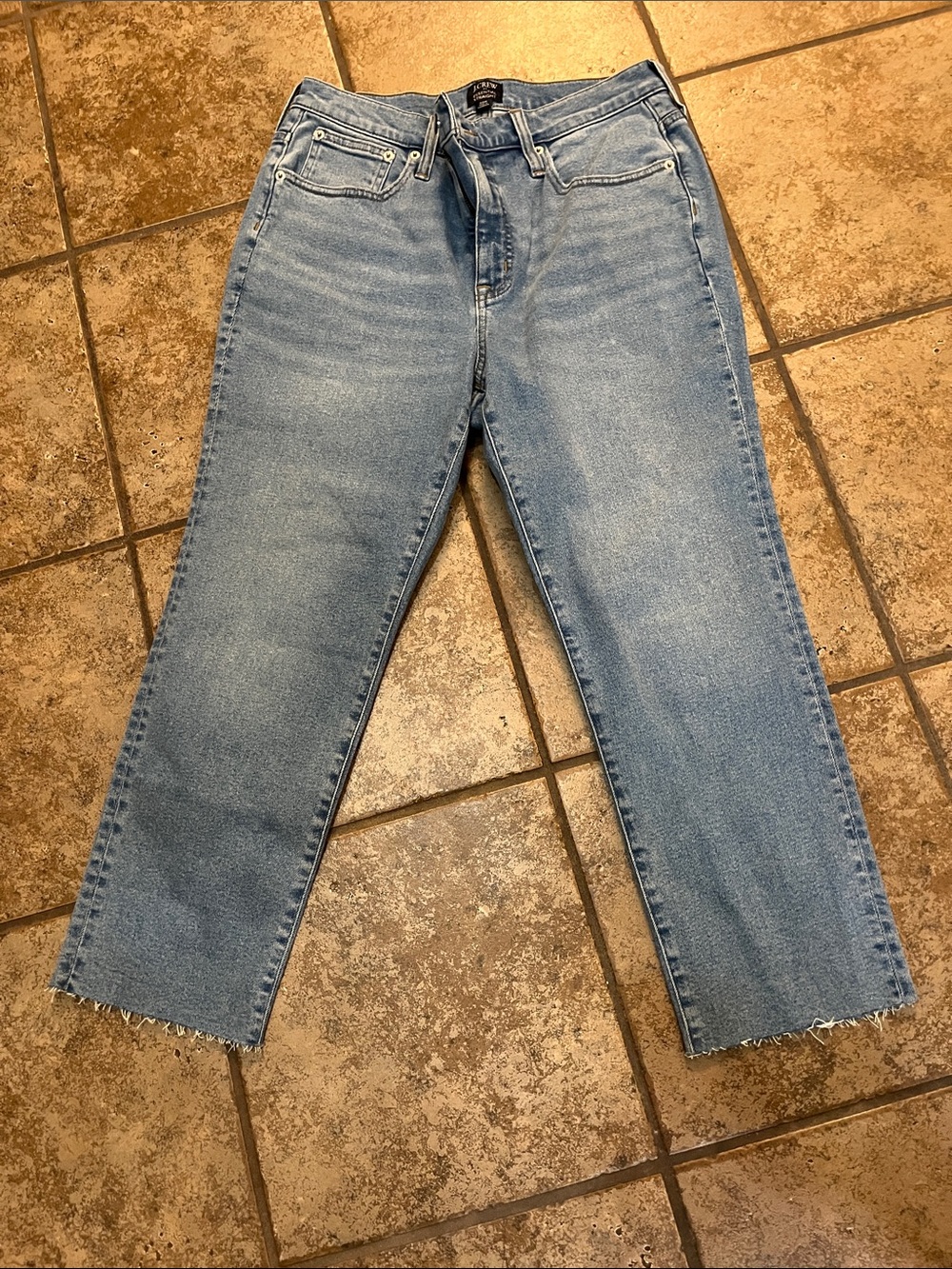 J. Crew Light Wash Essential Straight Leg Women's Jeans Size 30 Petite